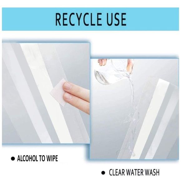 Safety Goggle Face Shield, Clear, Pack of 10 - Picture 5 of 6